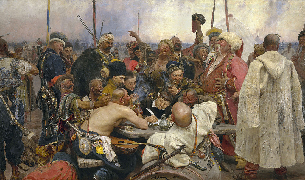 Ilja_Jefimowitsch_Repin_-_Reply_of_the_Zaporozhian_Cossacks_-_Yorck